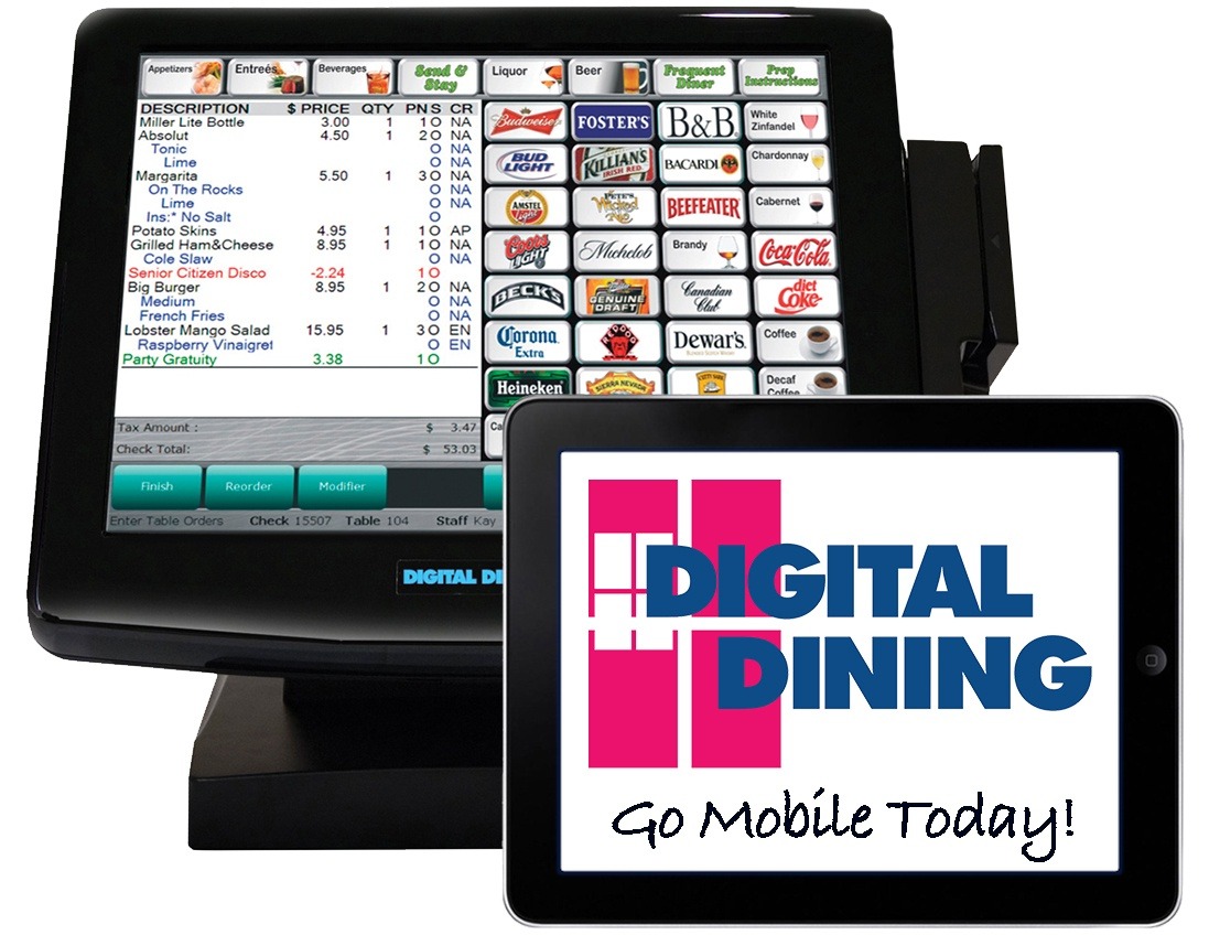 Digital Dining restaurant management and ordering technology