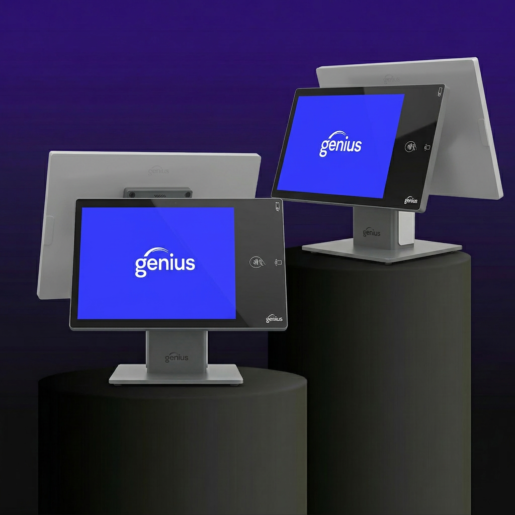Genius Restaurant POS system in use